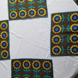 Kitchen Dinning Table Placemats Boho Chic Set Of 4